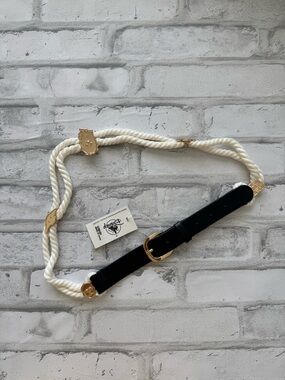 Disney Star Wars White Rope Belt with Gold Hardware